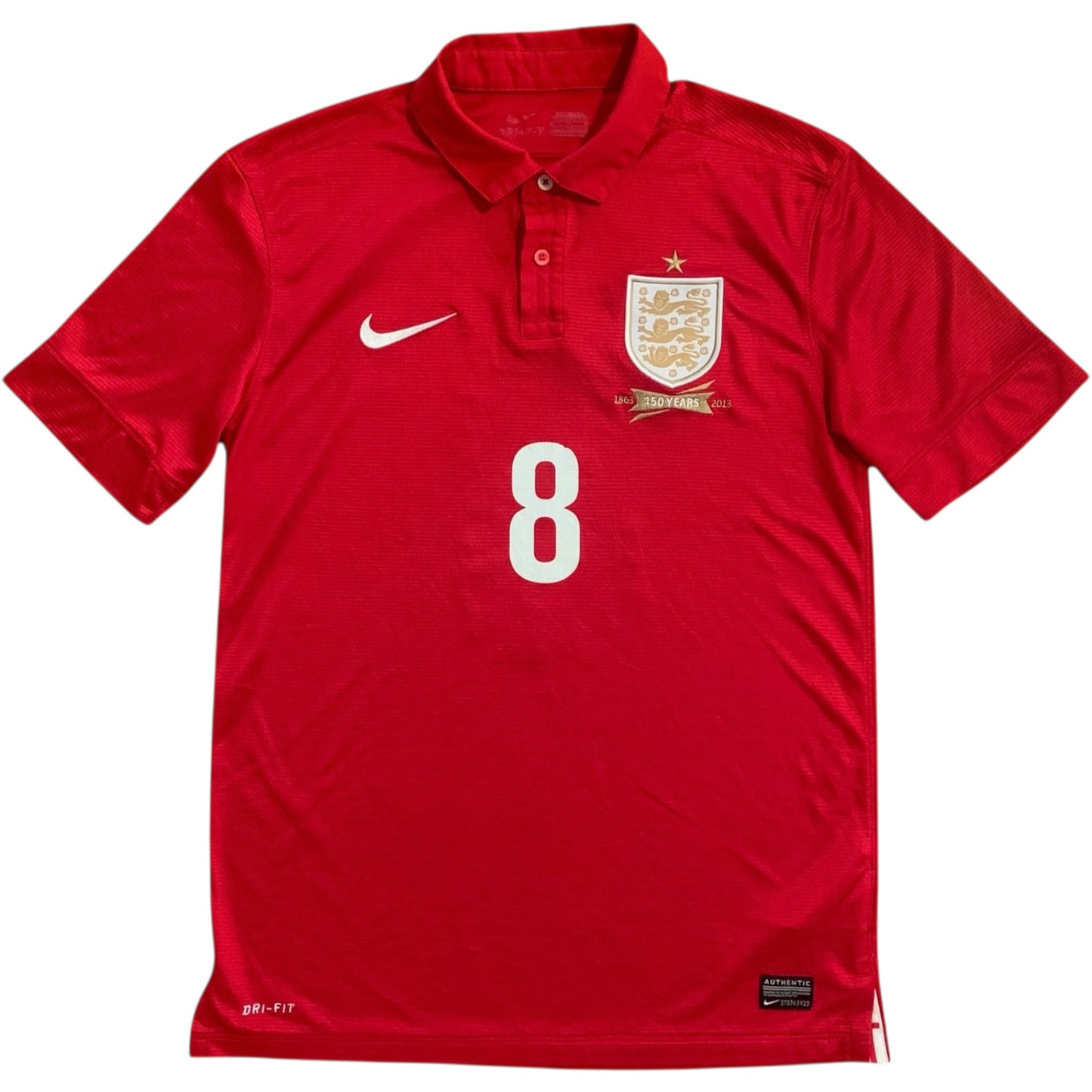 2013-2014 England Away Shirt WILSHERE #8 - 7/10 - (M)