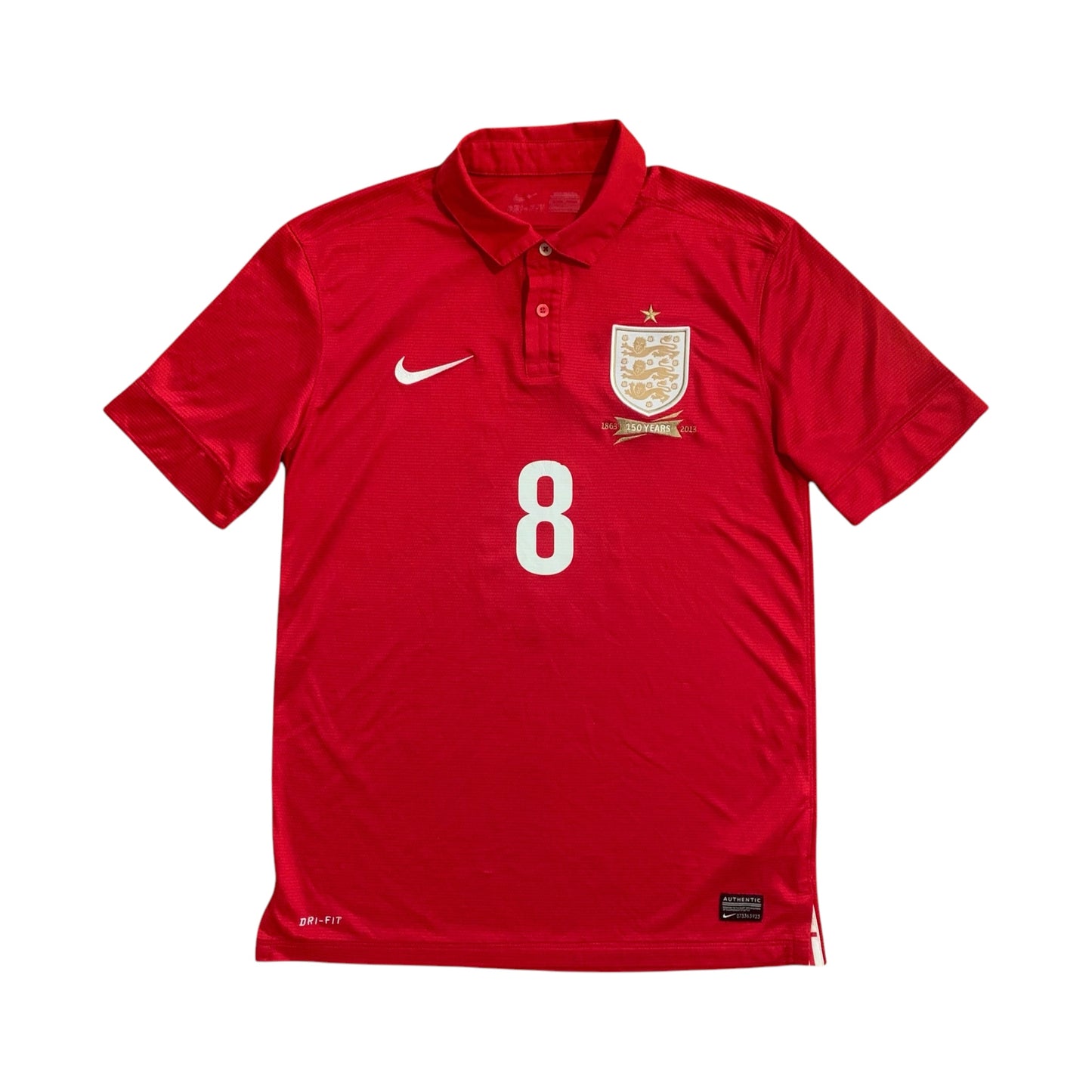 2013-2014 England Away Shirt WILSHERE #8 - 7/10 - (M)