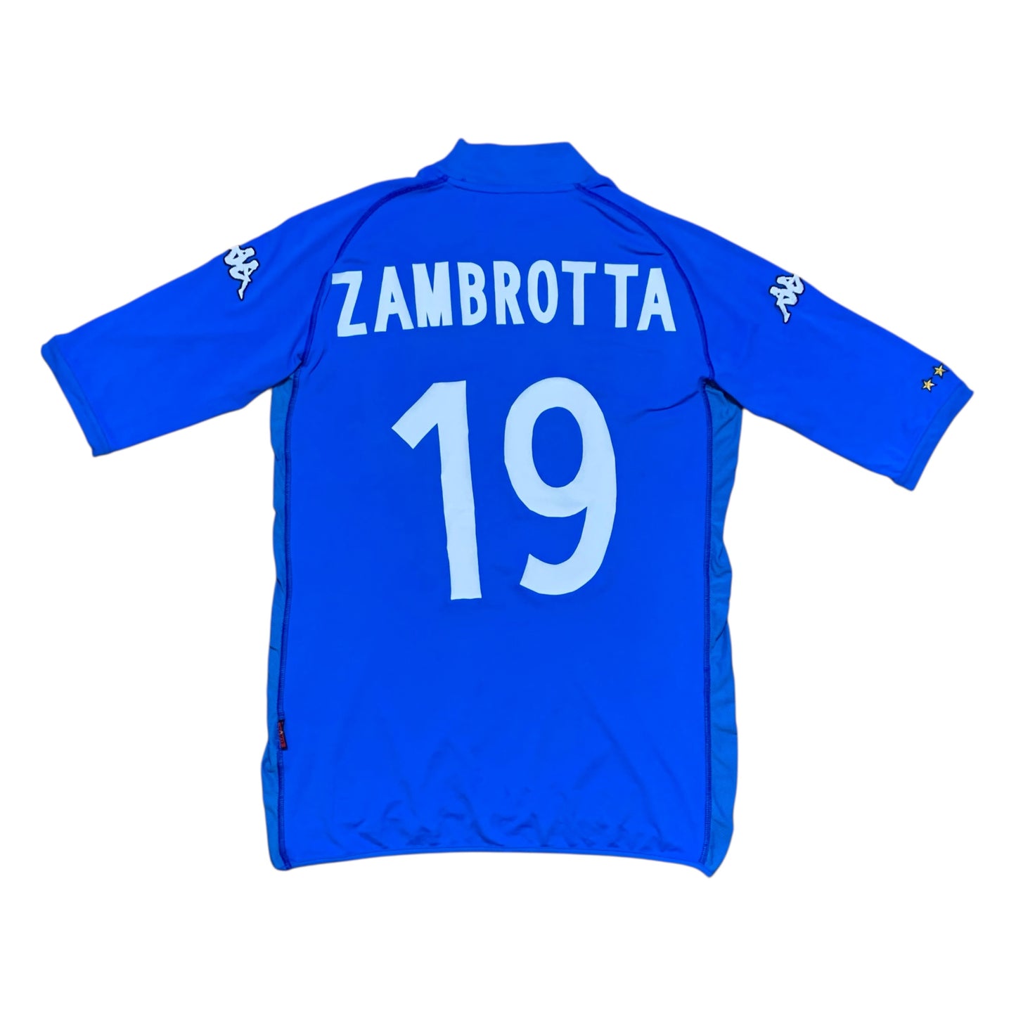 2002-2003 Italy Home Shirt ZAMBROTTA #19 - 8/10 - (XL)