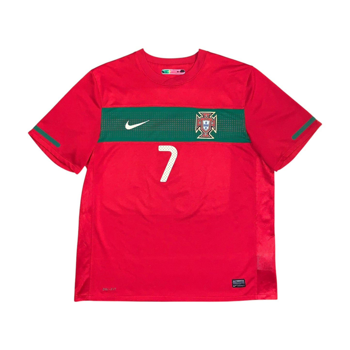 2010-2012 Portugal Home Shirt RONALDO #7 - 7/10 - (L)