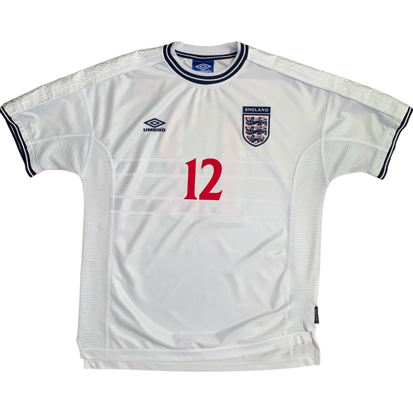 2000-2001 England Home Shirt SOUTHGATE #12 - 7/10 - (XL)