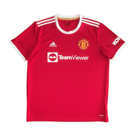 2021-2022 Manchester United Home Shirt - 8/10 - (XL)