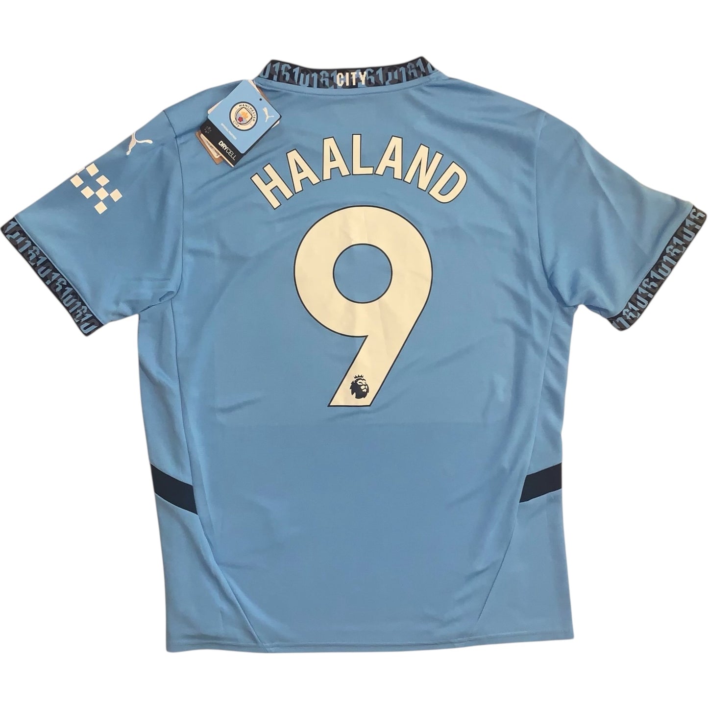2024-2025 Manchester City Home Shirt HAALAND #9 - 10/10 - (L)