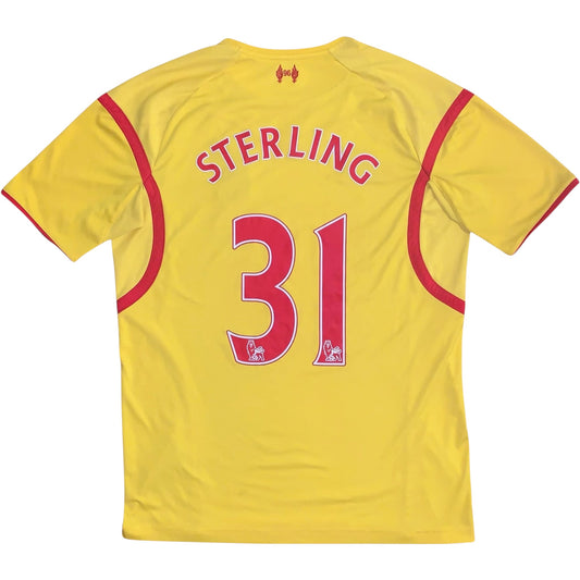 2014-2015 Liverpool Away Shirt STERLING #31 - 8/10 - (M)