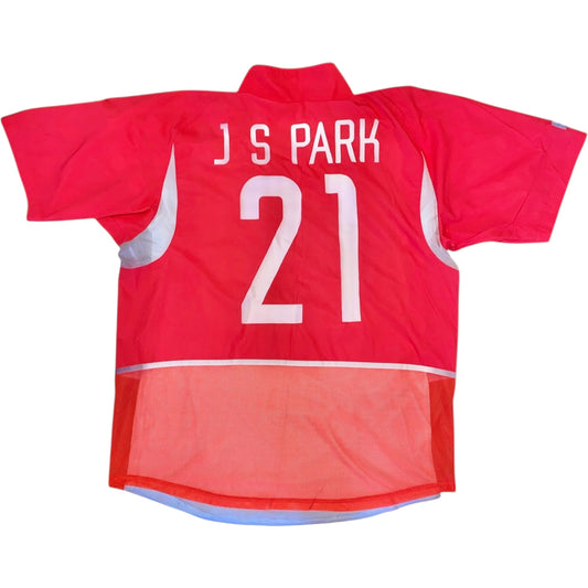 2002-2004 South Korea Home Shirt J S PARK #21 - 8/10 - (XL)