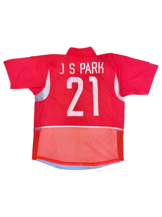 2002-2004 South Korea Home Shirt J S PARK #21 - 8/10 - (XL)
