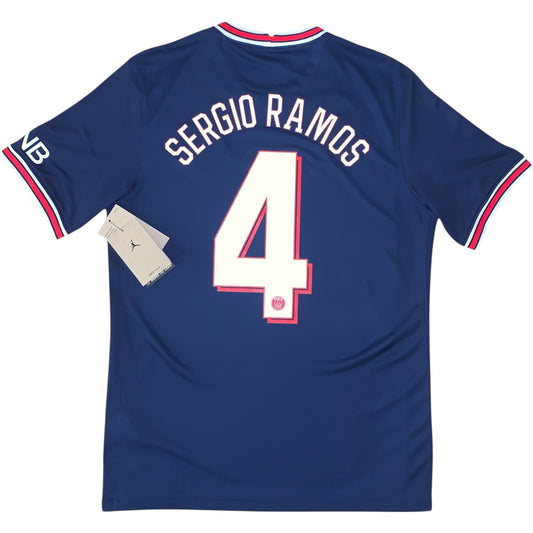 2021-2022 PSG Home Shirt RAMOS #4 - 9/10 - (M)