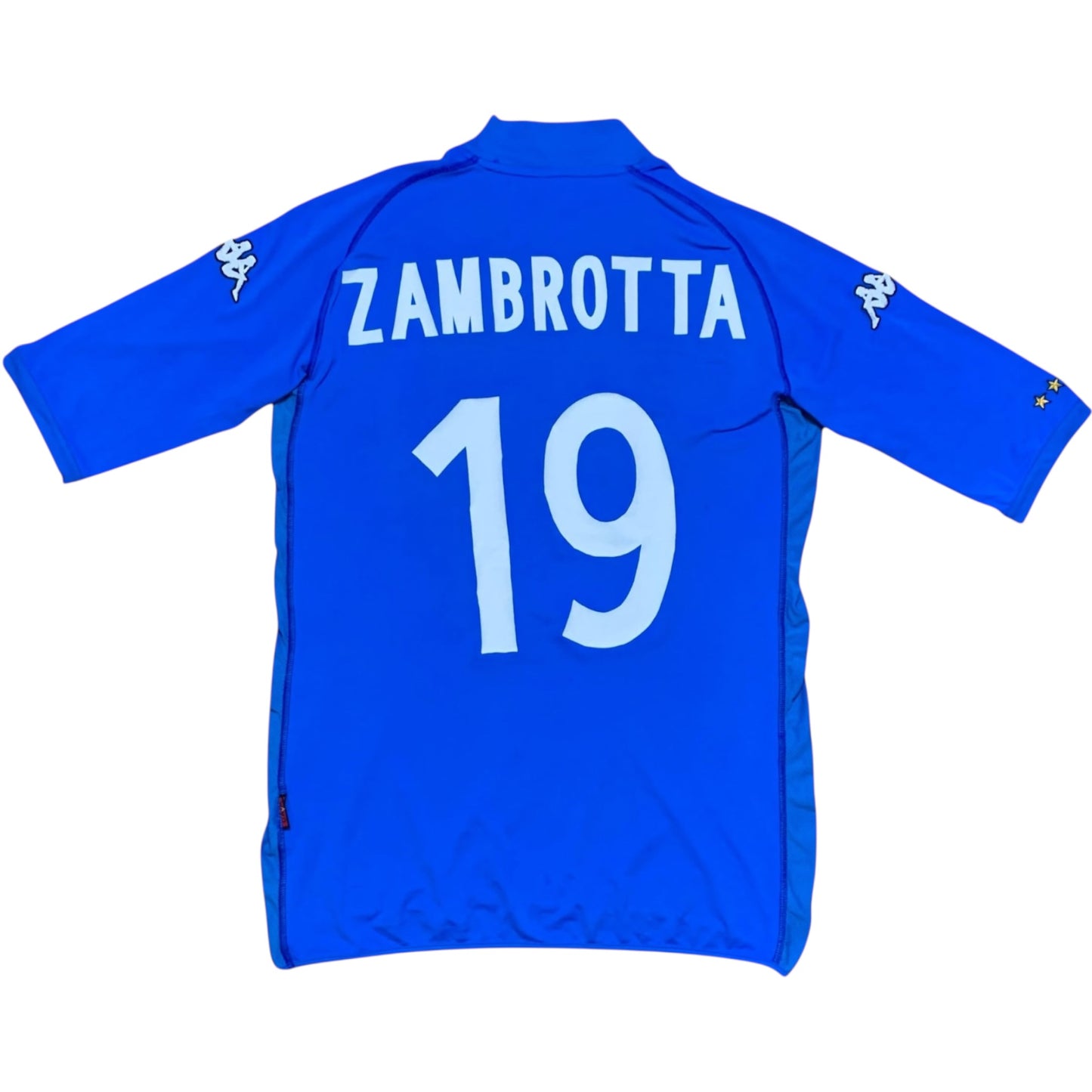 2002-2003 Italy Home Shirt ZAMBROTTA #19 - 8/10 - (XL)