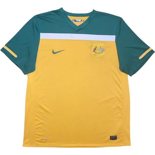 2010-2012 Australia Home Shirt - 8/10 - (XL)