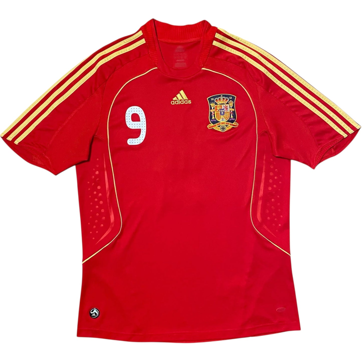 2008-2009 Spain Home Shirt F.TORRES #9 - 7/10 - (L)