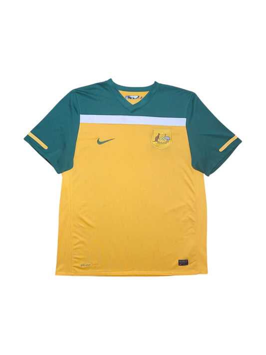 2010-2012 Australia Home Shirt - 8/10 - (XL)