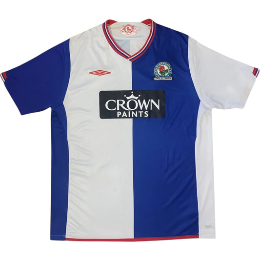 2009-2010 Blackburn Rovers Home Shirt - (XL) - 8/10
