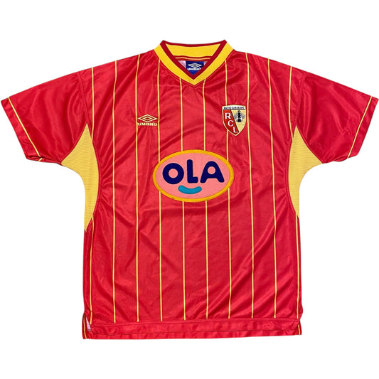 1999-2000 RC Lens Home Shirt - 8/10 - (XL)