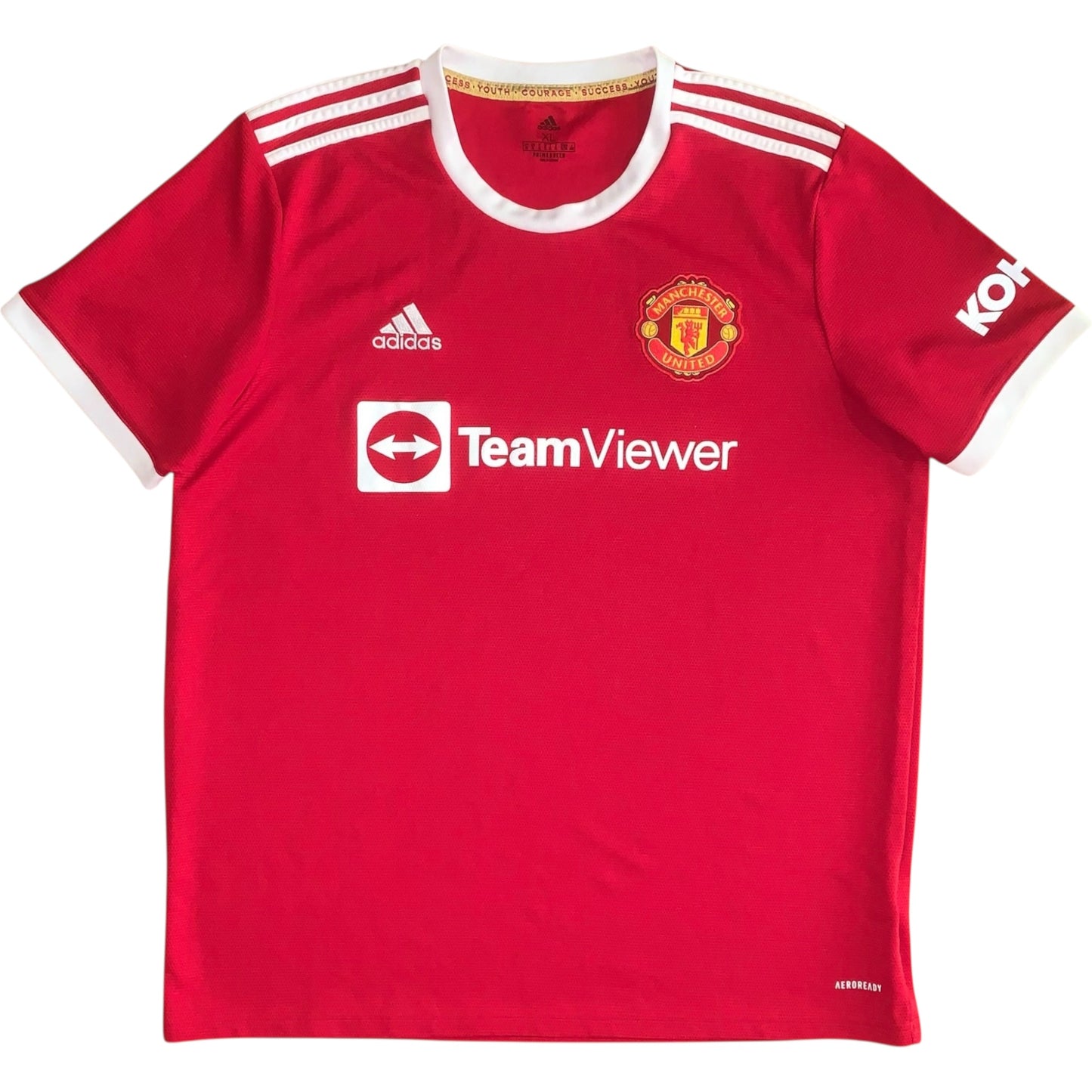 2021-2022 Manchester United Home Shirt - 8/10 - (XL)