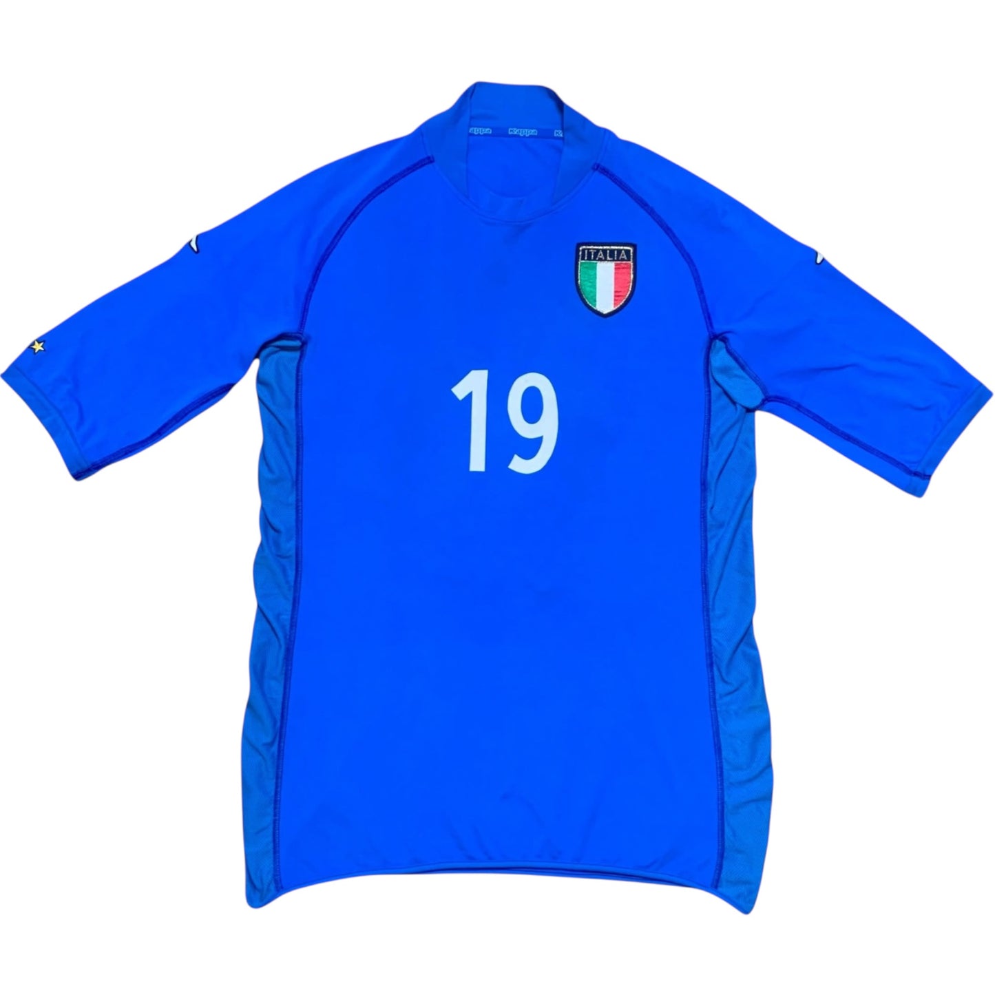 2002-2003 Italy Home Shirt ZAMBROTTA #19 - 8/10 - (XL)