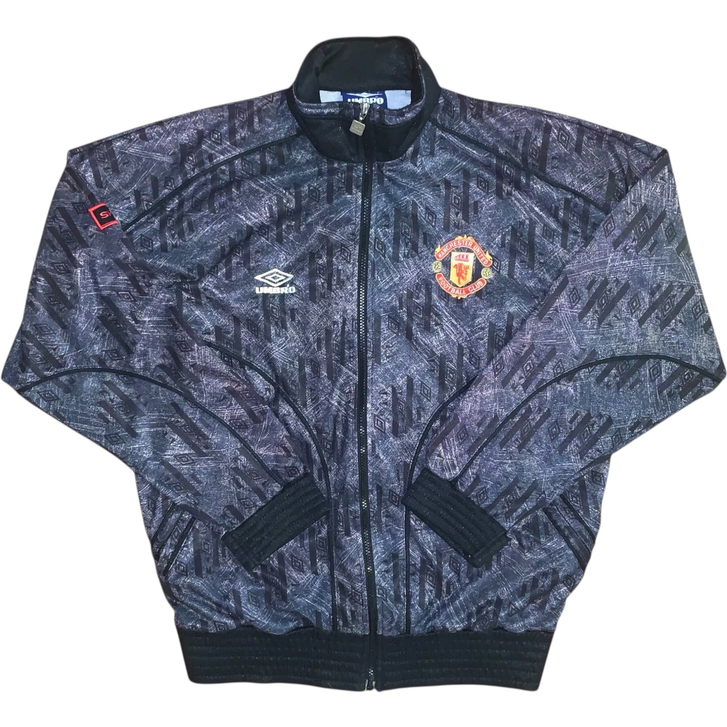 1992-1993 Manchester United Vintage Umbro Track Jacket - 7/10 - (M)