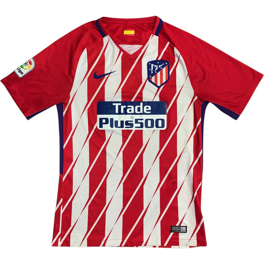 2017-2018 Atletico Madrid Home Shirt - 8/10 - (S)