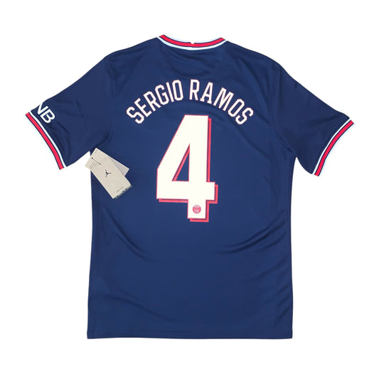 2021-2022 PSG Home Shirt RAMOS #4 - 9/10 - (M)