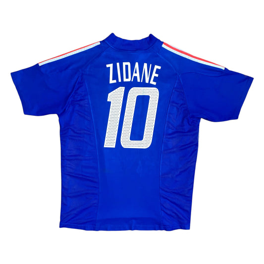 2002-2004 France Home Shirt ZIDANE #10 - 8/10 - (XL)