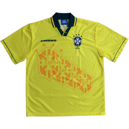 1994 Brazil Home Shirt - 9/10 - (XL)