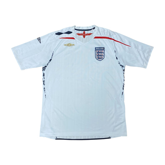2006-2008 England Home Shirt - 7/10 - (XL)