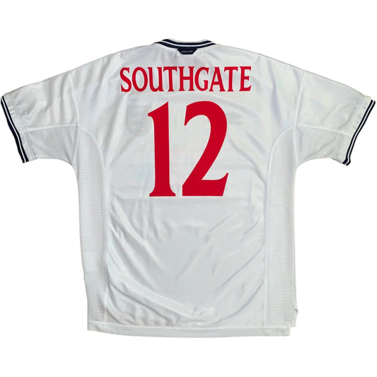 2000-2001 England Home Shirt SOUTHGATE #12 - 7/10 - (XL)