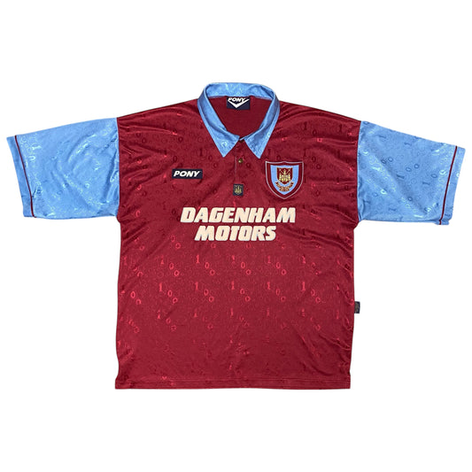 1996-1997 West Ham United Home Shirt - 9/10 - (XL)