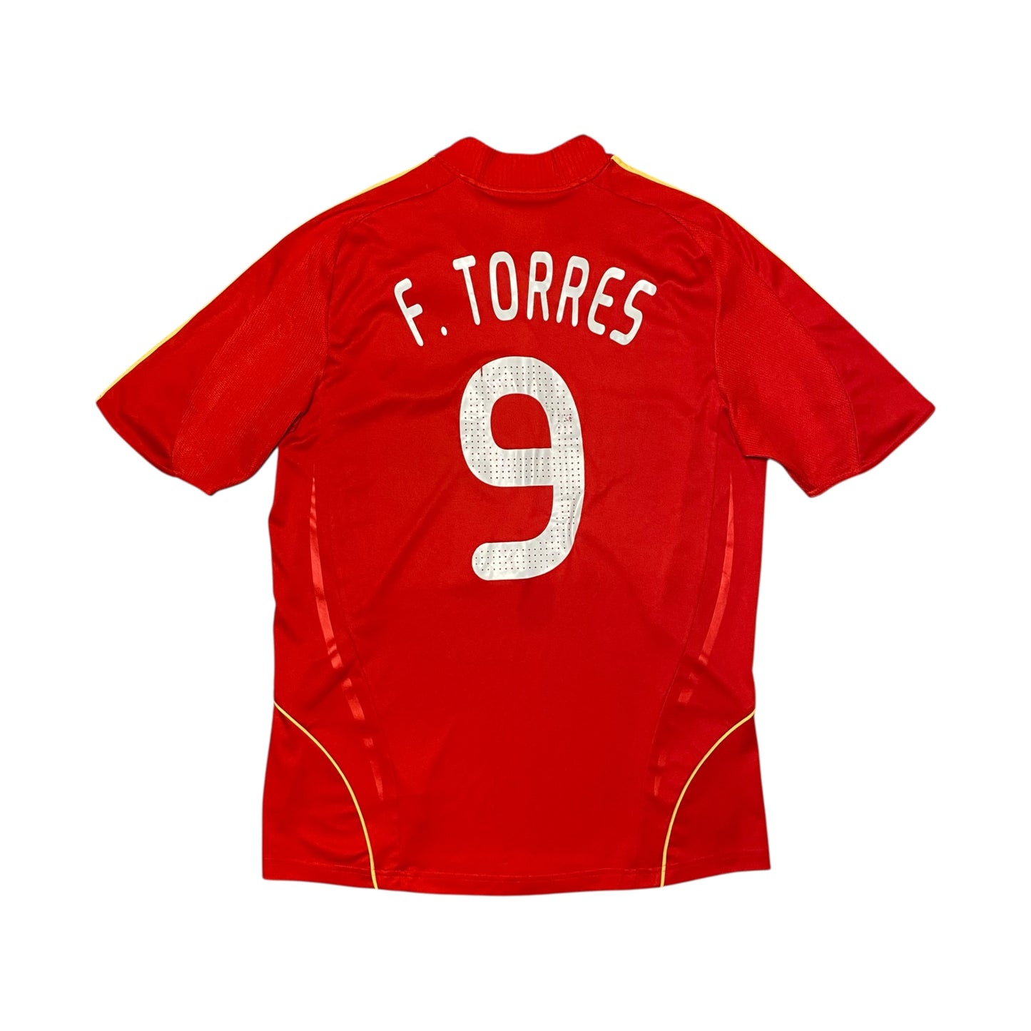 2008-2009 Spain Home Shirt F.TORRES #9 - 7/10 - (L)