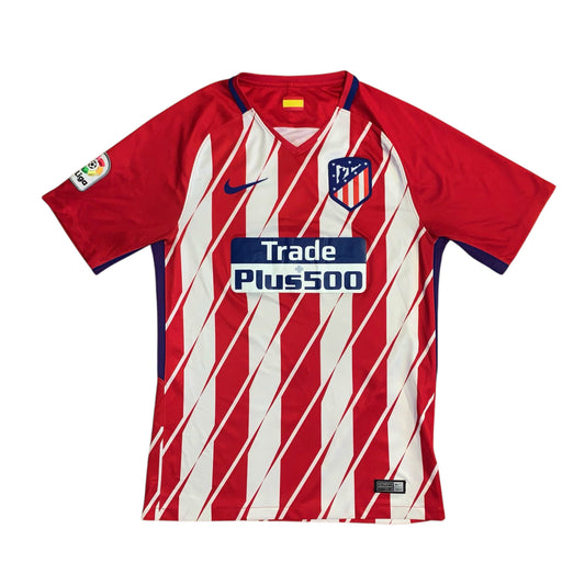 2017-2018 Atletico Madrid Home Shirt - 8/10 - (S)