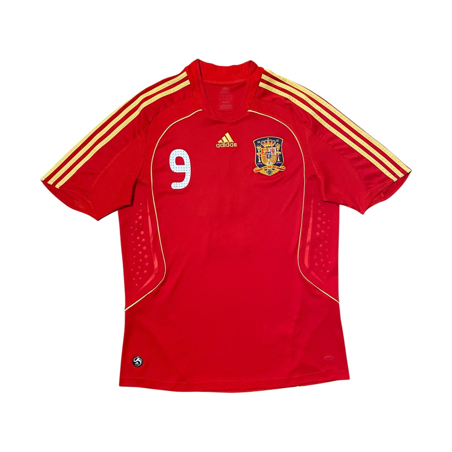 2008-2009 Spain Home Shirt F.TORRES #9 - 7/10 - (L)