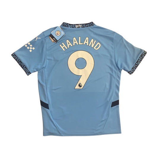 2024-2025 Manchester City Home Shirt HAALAND #9 - 10/10 - (L)